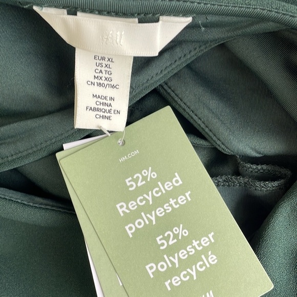 H&M Green Open Back Dress - Picture 5 of 6